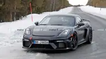Porsche 718 Cayman GT4 RS, fotos espía.