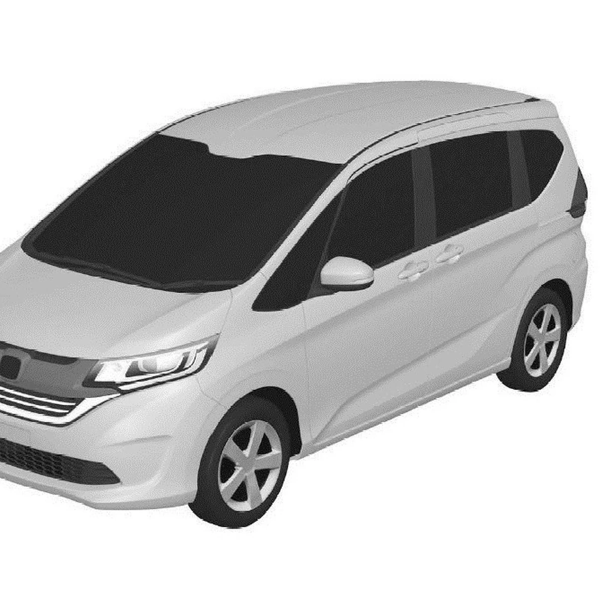 Honda Freed Mini Mpv Leaked Via Chinese Patent Bureau