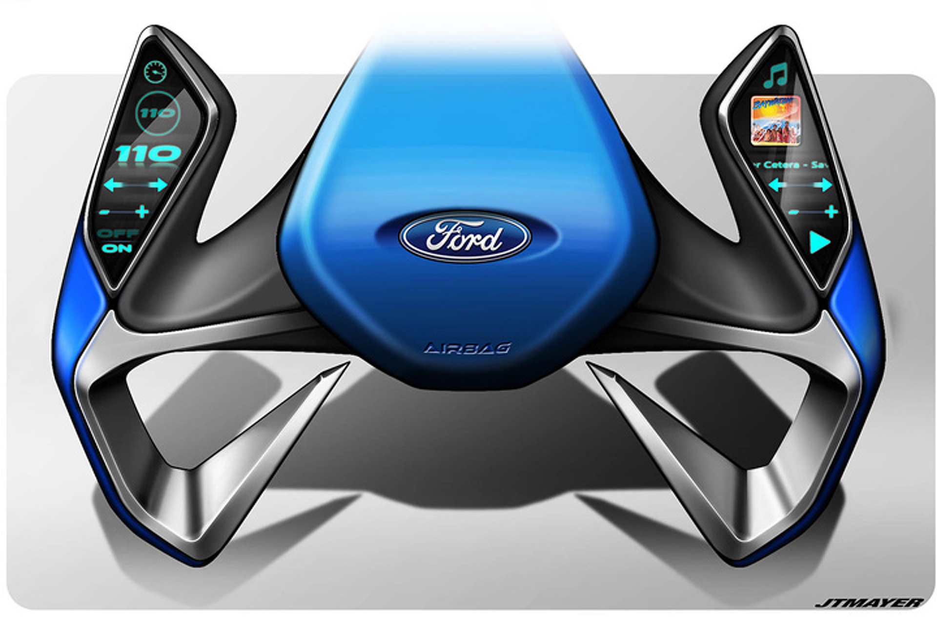 This Could be the Ford Steering Wheel of the Future