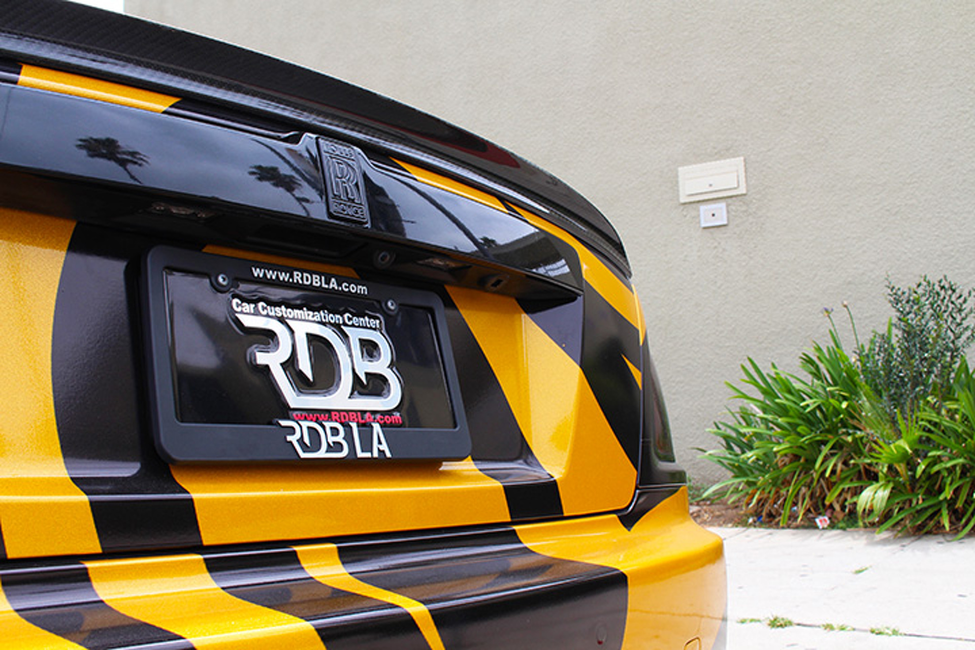 RDB LA Unveils Its Striped Rolls-Royce Ghost for Gold Rush Rally