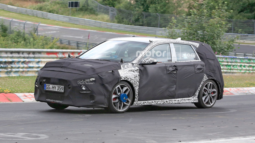 Hyundai i30 N Spy Photos from Nurburgring