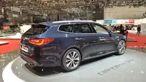 Kia Optima Sportswagon live in Geneva