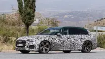 2018 Audi RS4 Avant with Sonoma Green paint spy photo