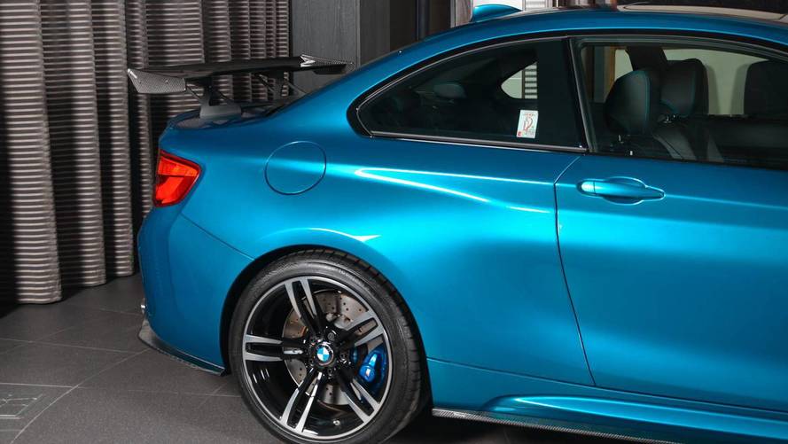 BMW M2 with carbon fiber aero package
