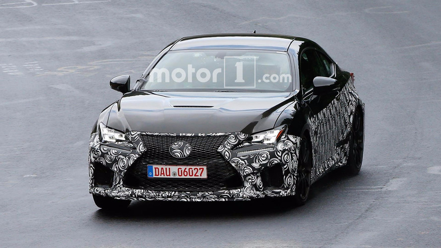 Lexus RC F Refresh Spy Photos