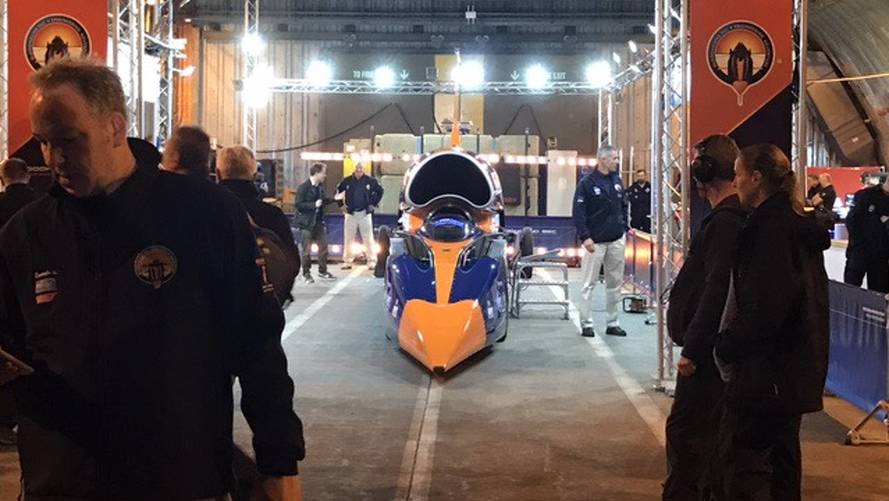 Bloodhound SSC live test pictures