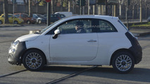 2016 Fiat 500 facelift spy photo