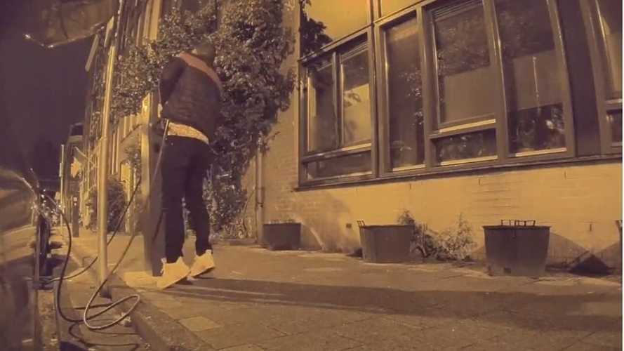 Vandal Tries To Kick Tesla Model 3, Then Destroys Its Charging Cable