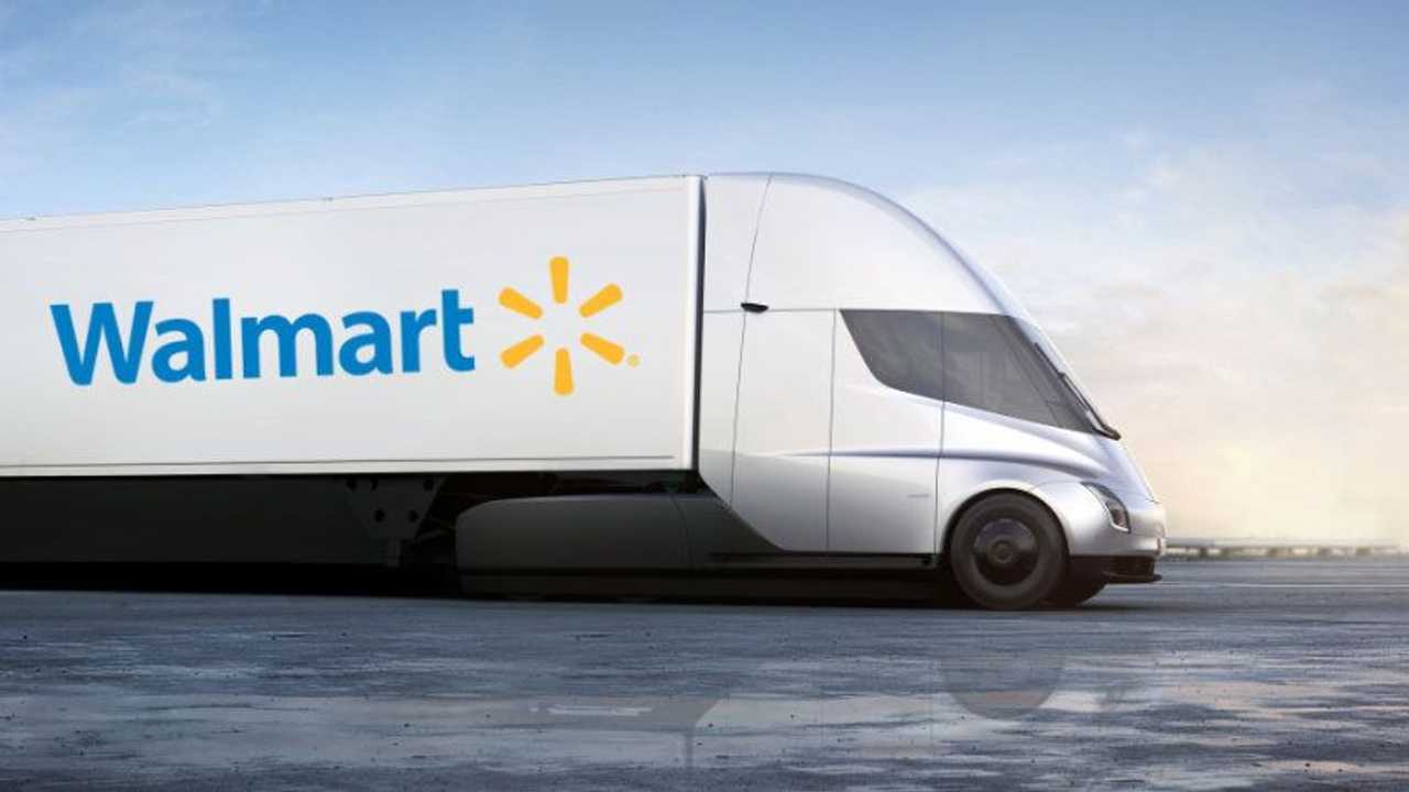 Tesla Semi by Wallmart