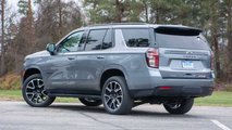 2021 Chevrolet Tahoe RST Duramax rear quarter wide