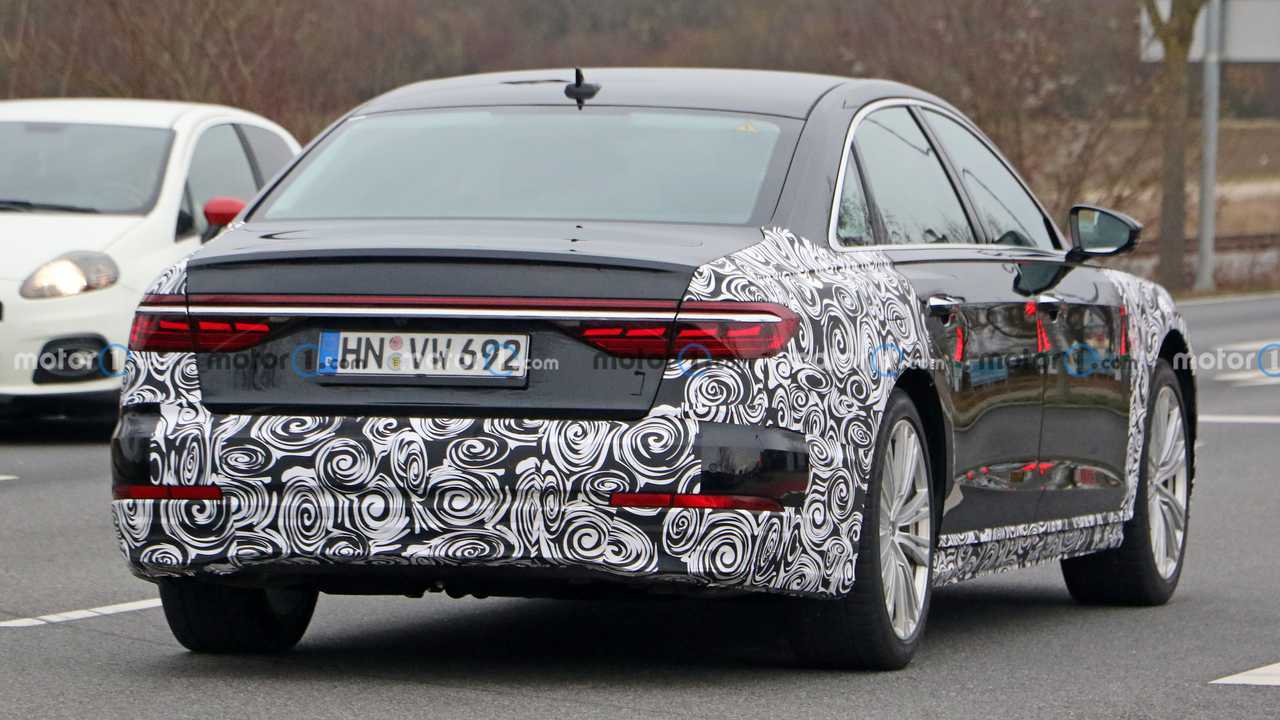 Audi A8 Restyling, le prime foto spia