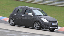 2011 Suzuki Swift Nurburgring spy photos, Germany, 13.04.2010