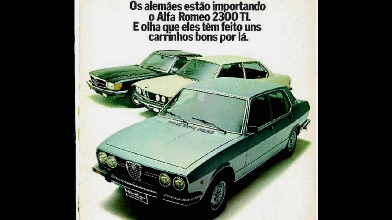 Carros para sempre: Alfa Romeo 2300 - europeu, mas feito no Brasil