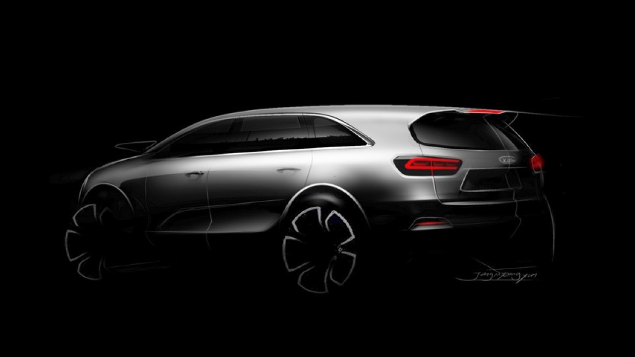 Visual do Kia Sorento 2015 é adiantado pelos primeiros teasers