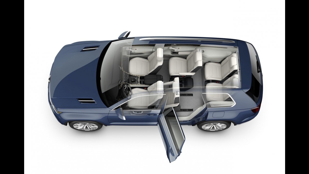 Volkswagen CrossBlue Concept é revelado horas antes da apresentação oficial