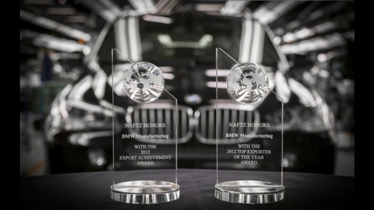 BMW recebe prêmio nos EUA - Empresa é a maior exportadora de automóveis