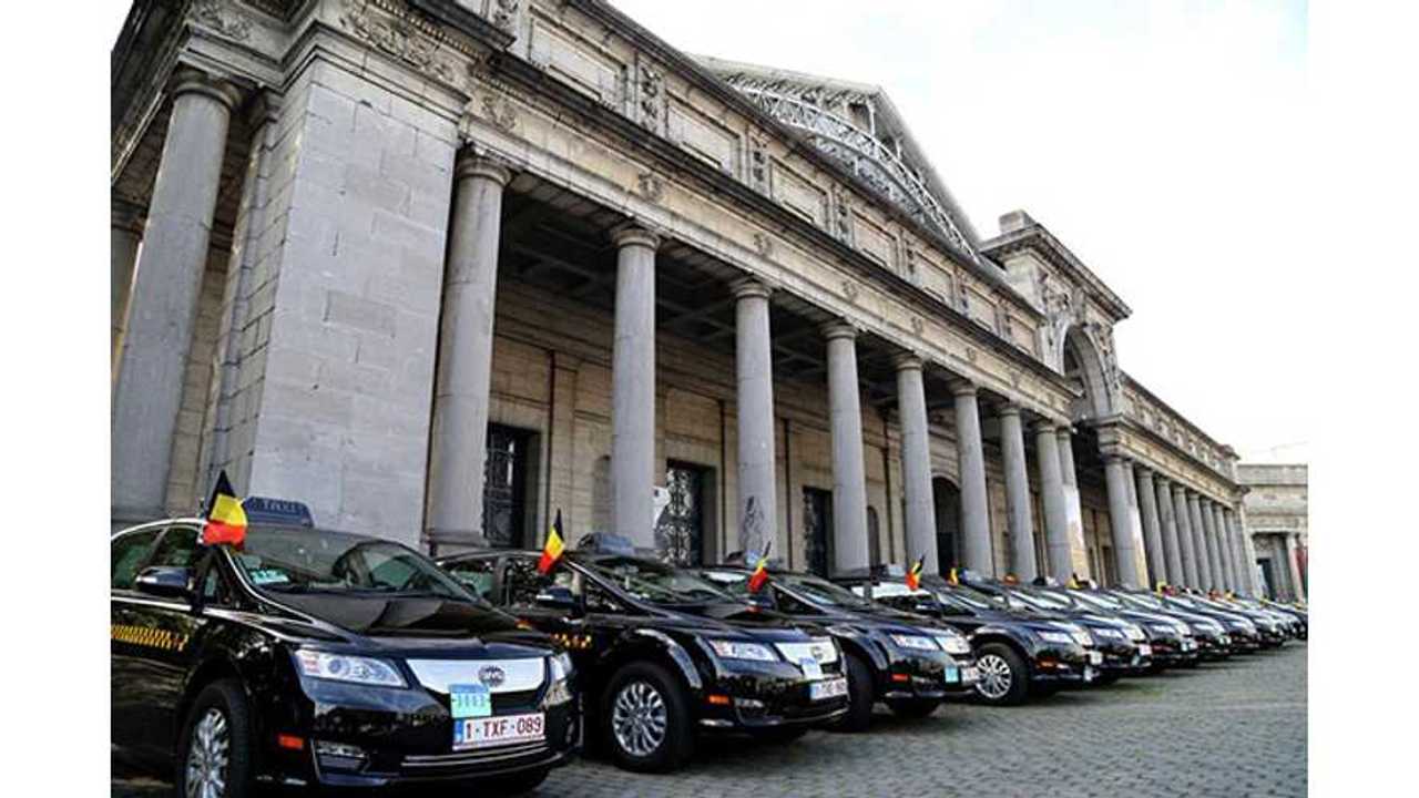 BYD Supplies 34 e6 Taxis to Brussels, Belgium