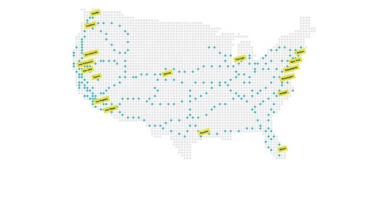 Electrify America fast charging network