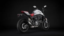 2024 Ducati Monster - Iceberg White - Right Rear Angle View