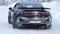 High-performance Porsche Taycan spy photo