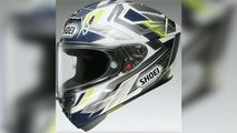 Shoei X-Fifteen Escalate - Blue and Yellow