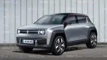 Renault 4 (2025) als erstes Rendering