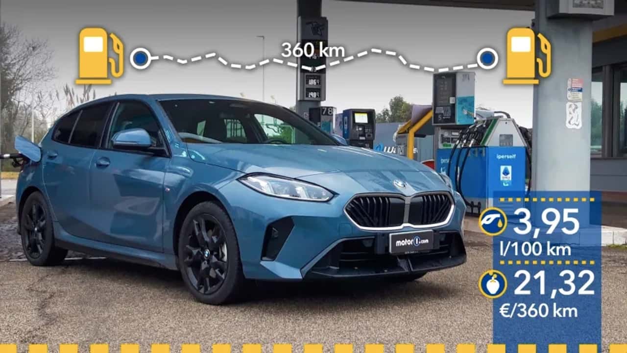 BMW 118 d 2025 prueba de consumo