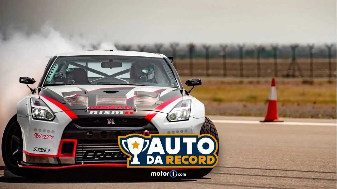 Nissan GT-R Nismo, il record del drift più veloce di sempre
