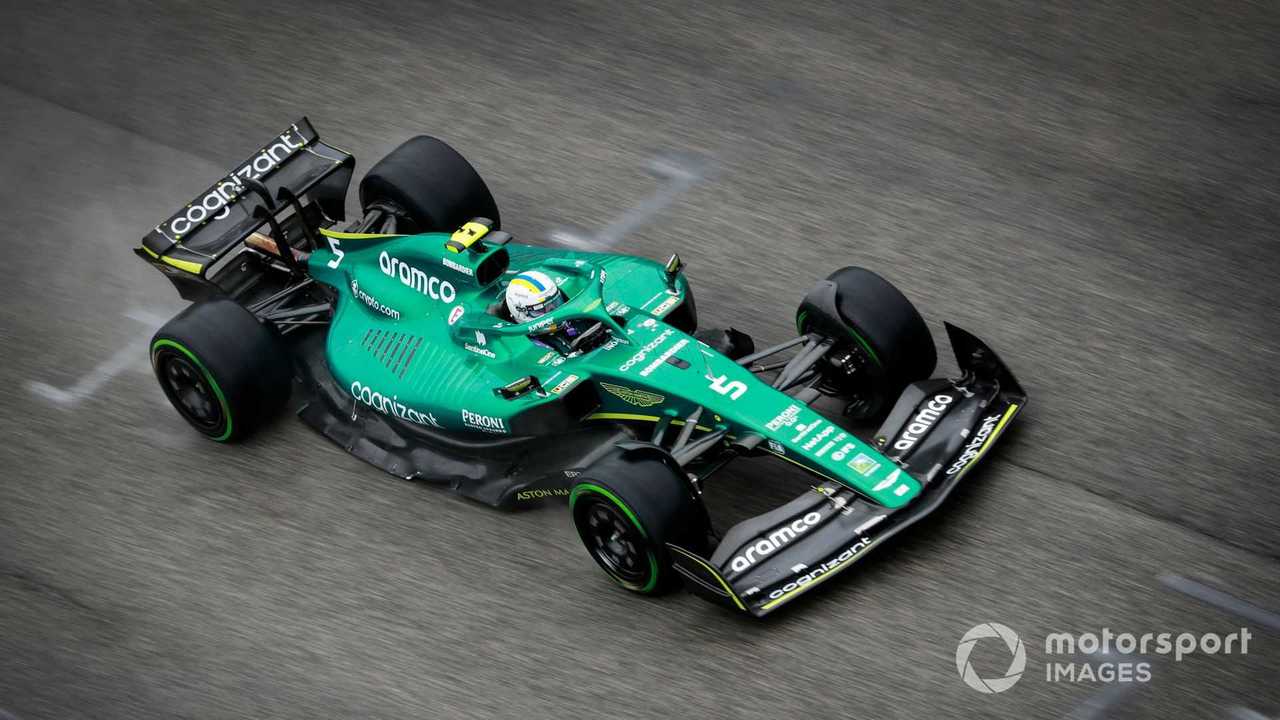 Sebastian Vettel at Emilia Romagna GP 2022