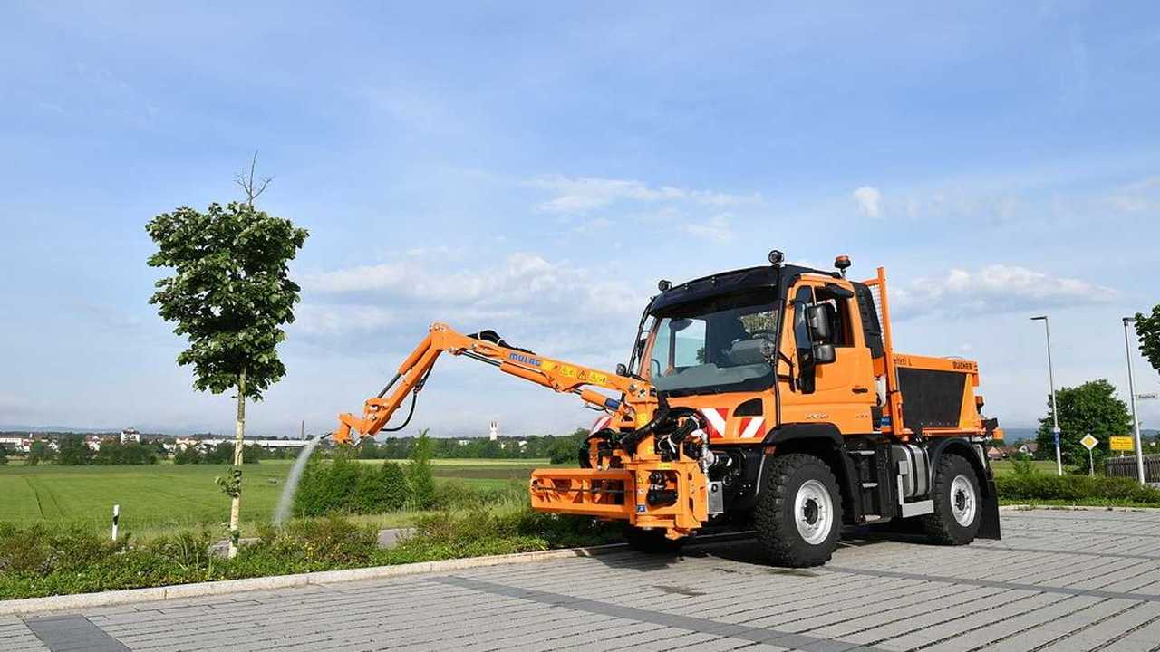 I camion Mercedes-Benz a IFAT 2022