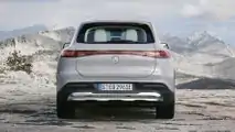 Mercedes EQS SUV em Alpingrau (2022)