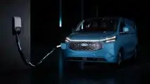 Ford E-Transit Custom while charging