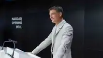 Polestar CEO Thomas Ingenlath speaking at the Nasdaq opening bell ceremony on June 28, 2022