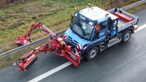 Mercedes WaVe Unimog Prototyp im Testeinsatz
