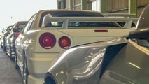 L'hangar segreto di Nissan Skyline in Giappone