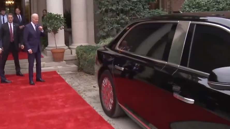 Biden says Chinese president's armoured limo is 'a beautiful vehicle'