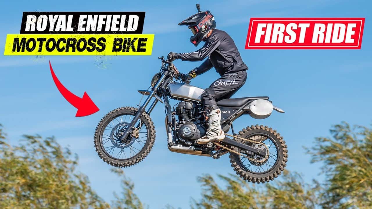 image from It's a Bird, It's a Plane, It's a Royal Enfield Himalayan Motocross Bike!
