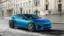 Ferrari elettrica (2025), il render di Motor1.com