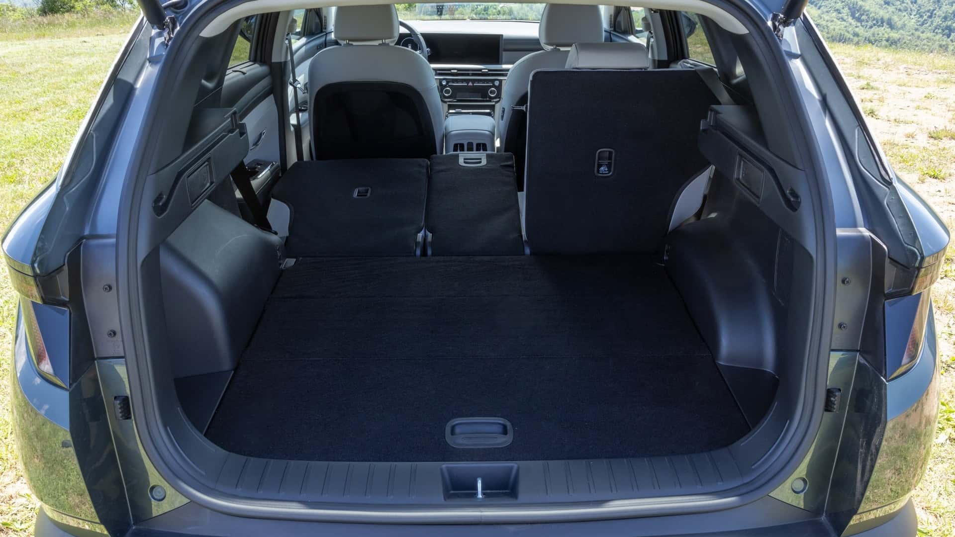 Rete Bagagliaio Per Hyundai Tucson Hybrid 2021-2025 – Fissa Carico In Poliestere Elastico Con Ganci, Organizer Universale Per Bagagli