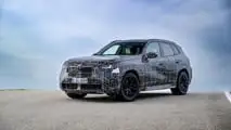 2025 BMW X3 camouflaged prototype