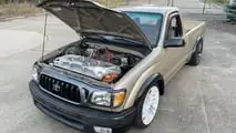 Tesla-swapped 2002 Toyota Tacoma
