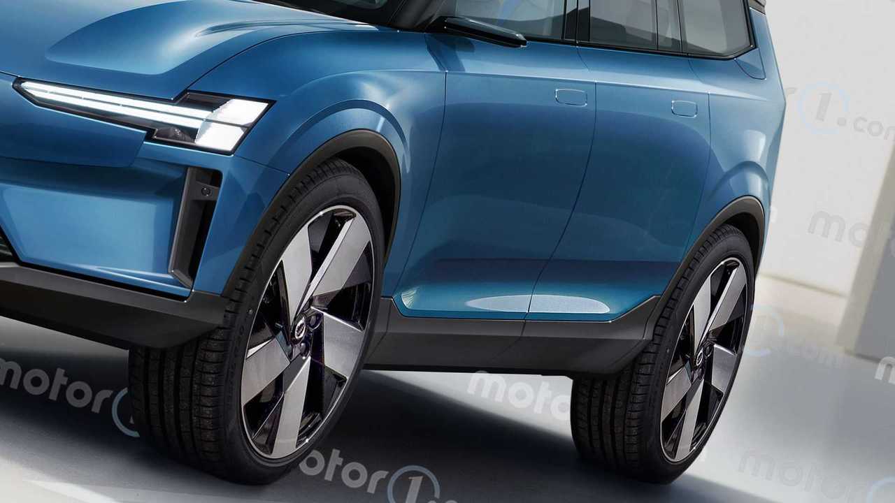 Рендер Volvo Embla от Motor1