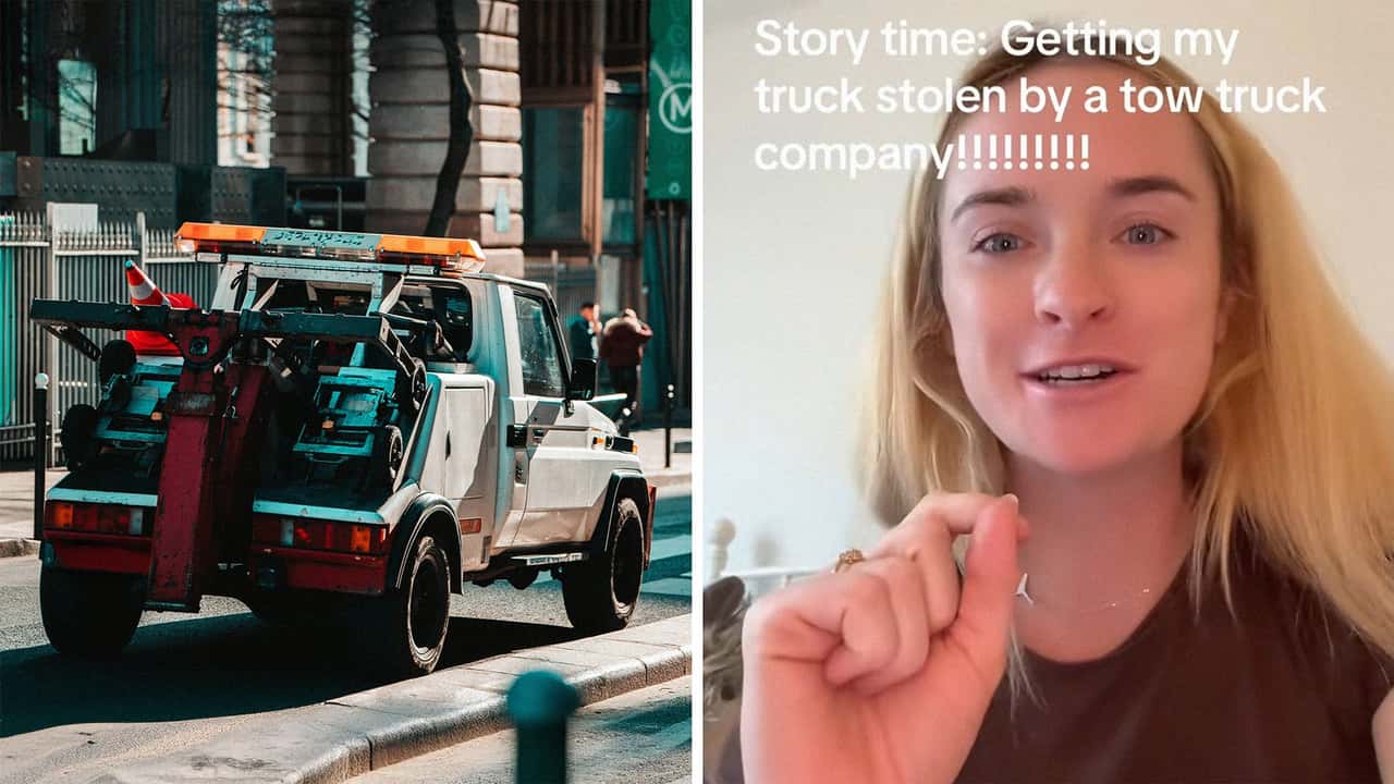 Woman gets her truck towed. Then she claims the tow truck company has stolen her car outright