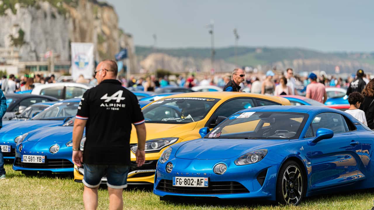 Célébrations des 70 ans d'Alpine à Dieppe