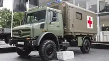Unimog Ambulanzfahrzeug der Firma EMPL Fahrzeugwerk GmbH für die Bundeswehr