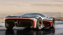 General Motors Advanced Design Pasadena Corvette Concept Exterieur_Heck