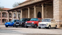 Prueba clásica: Authi Mini 1000, Renault 5, Volkswagen Golf GTI y Mazda MX-5 NA