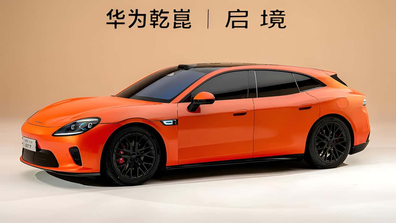 Huawei e GAC lançam GT7 com três motores para rivalizar com Zeekr 001