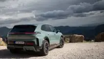 Porsche Cayenne Turbo Electric (2026) in Mysticgrünmetallic: Das Exterieur