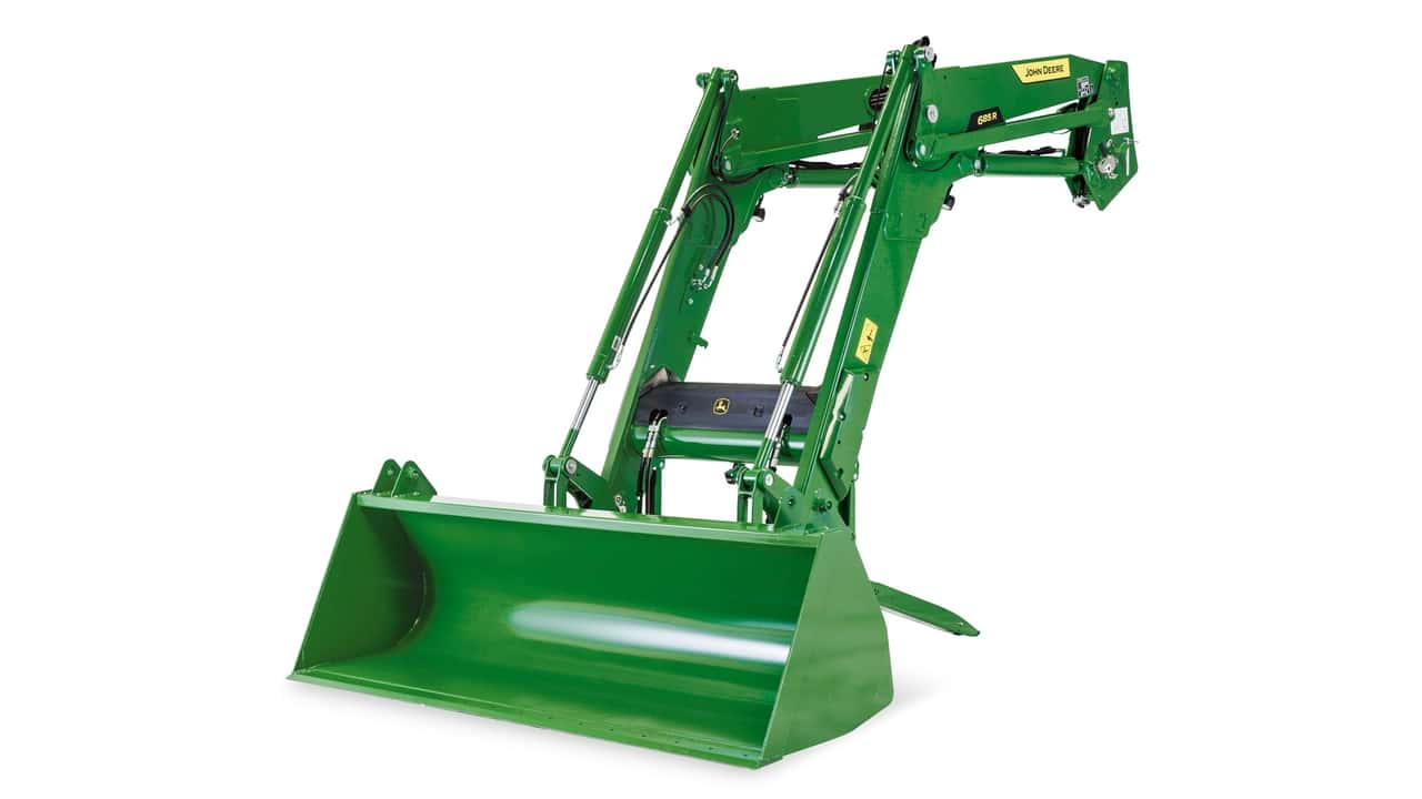 John Deere 665R e 685R: nuovi caricatori frontali per trattori 6R